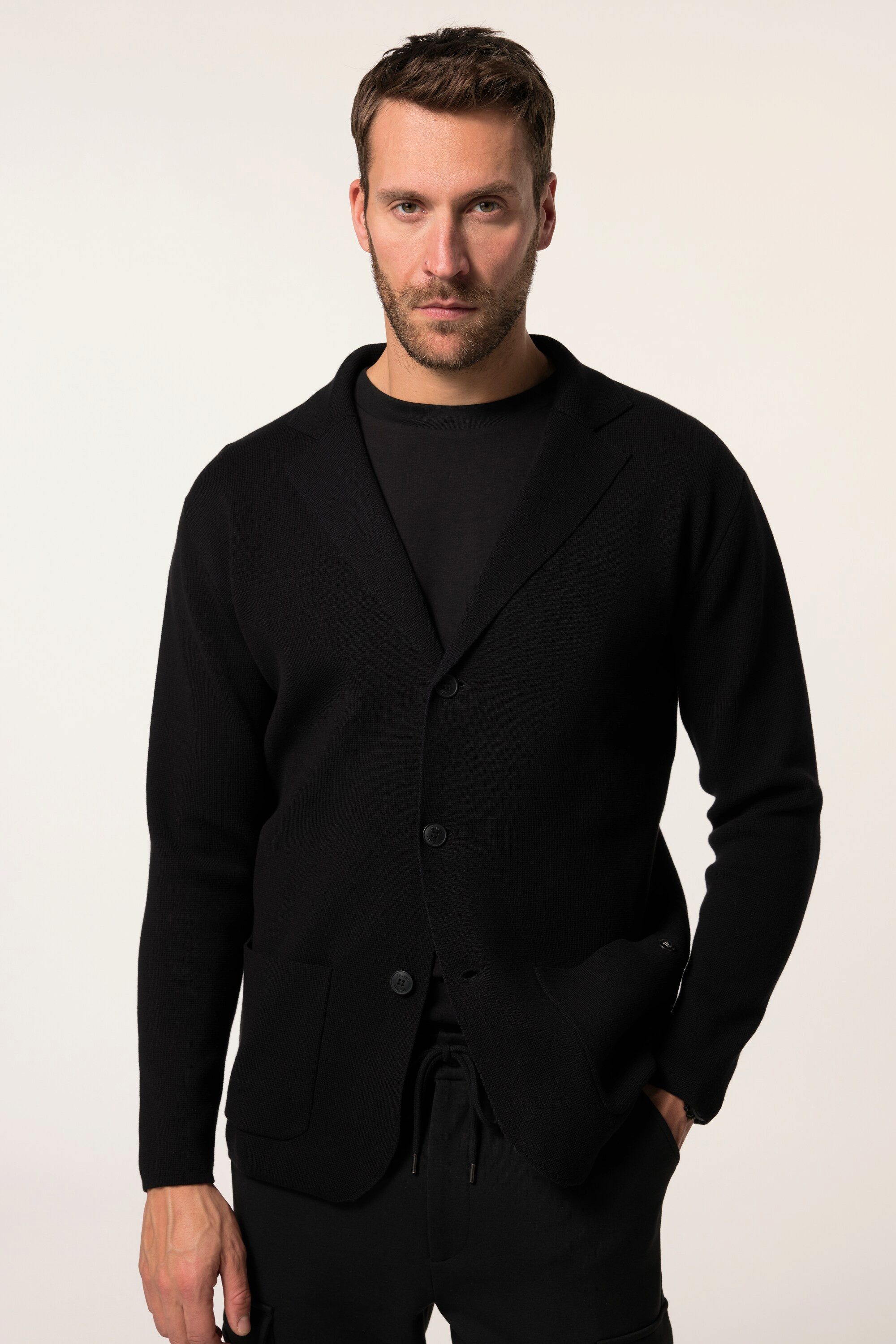 Poloshirt JP1880 Strickblazer FLEXNAMIC® Milanostrick