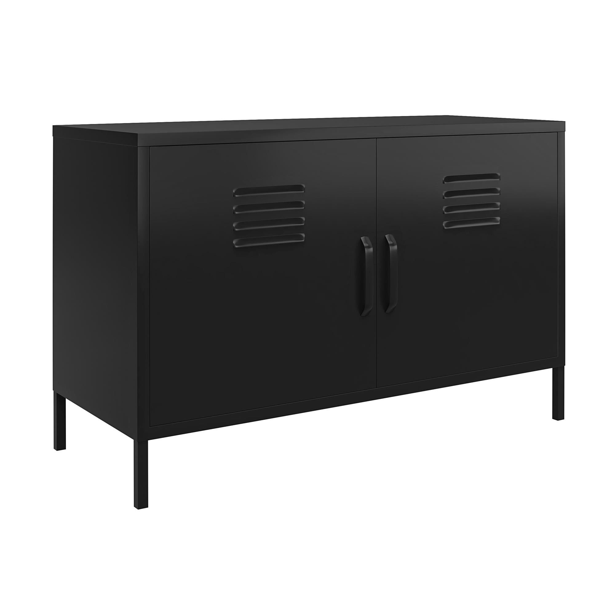 loft24 Sideboard Mission Disctrict, Schrank aus Metall mit 2 Türen günstig online kaufen