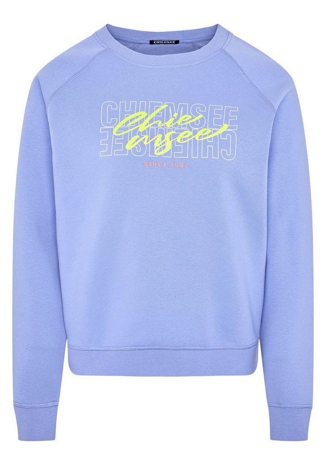 Chiemsee Sweatshirt Sweatshirt aus Baumwollmix mit Label-Print 1