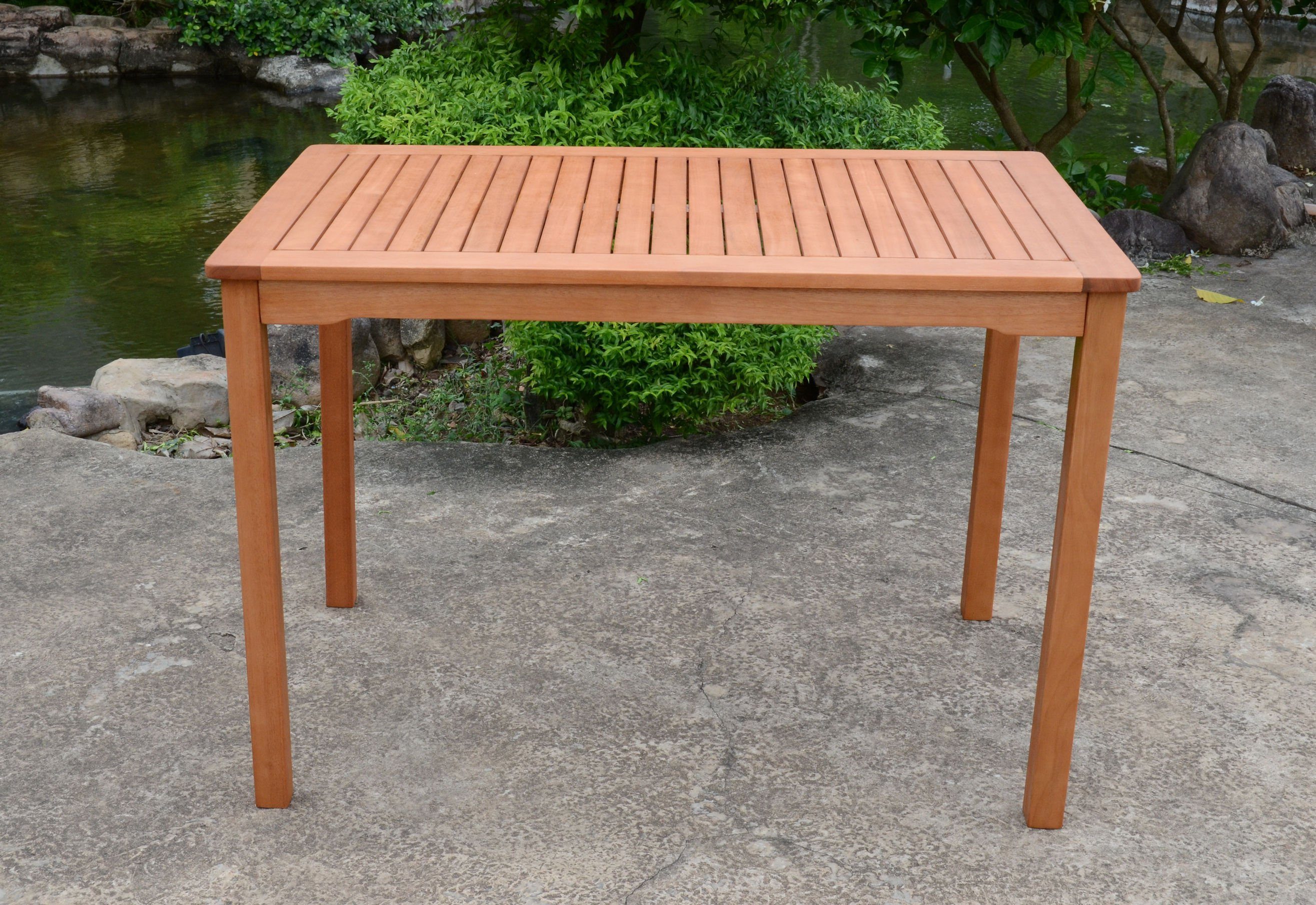 Spetebo Gartentisch Gartentisch PITTSBURGH aus Eukalyptus günstig online kaufen