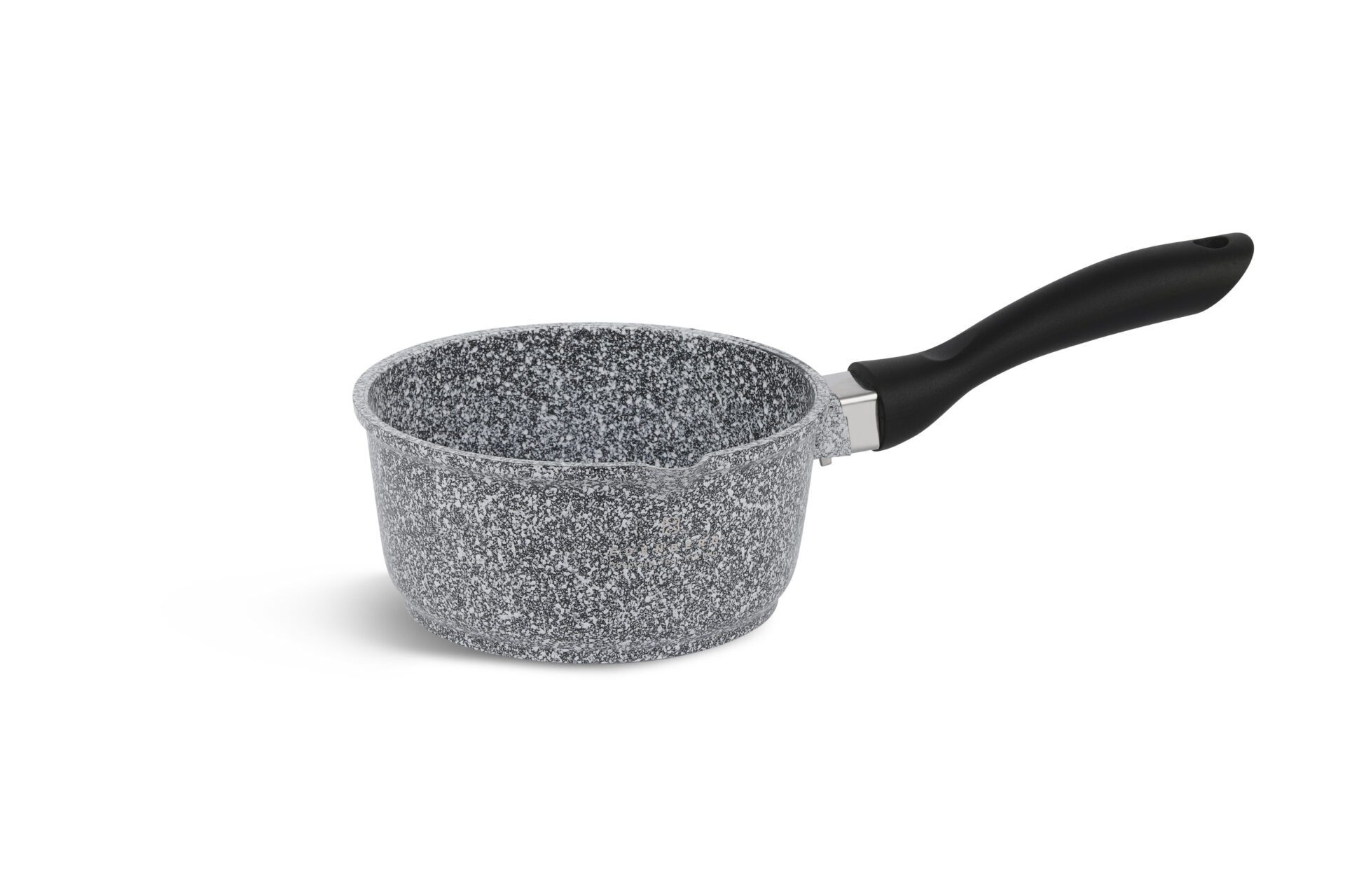 KlönBerg Topf-Set Steintopfset in 3 verschiedenen Größen mit Stielkasserolle, Aluminiumguss, Aluminium, Keramik, Edelstahl (Passt in jede Küche! 1.3L / 1.4L / 2.4L / 4.3L, 8-tlg., Es ist eine perfekte Geschenkidee für jeden Anlass), Innovative Aroma Knob-Griffe