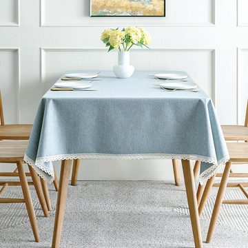 FIDDY Tischdecke Tischdecke Spitze schlicht und elegant