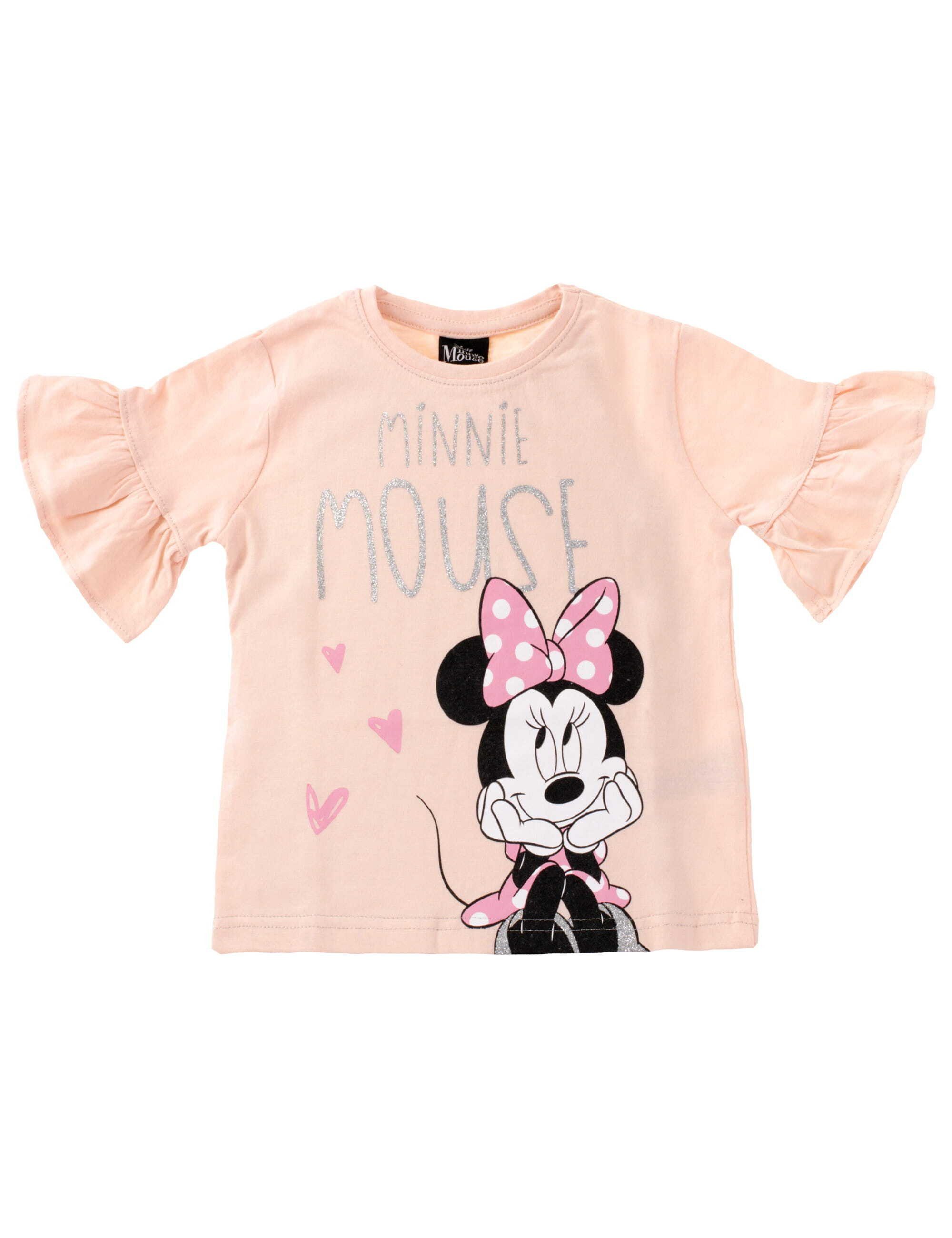 Minnie Mouse T-Shirt (1-tlg) Shirt Rosa Disney