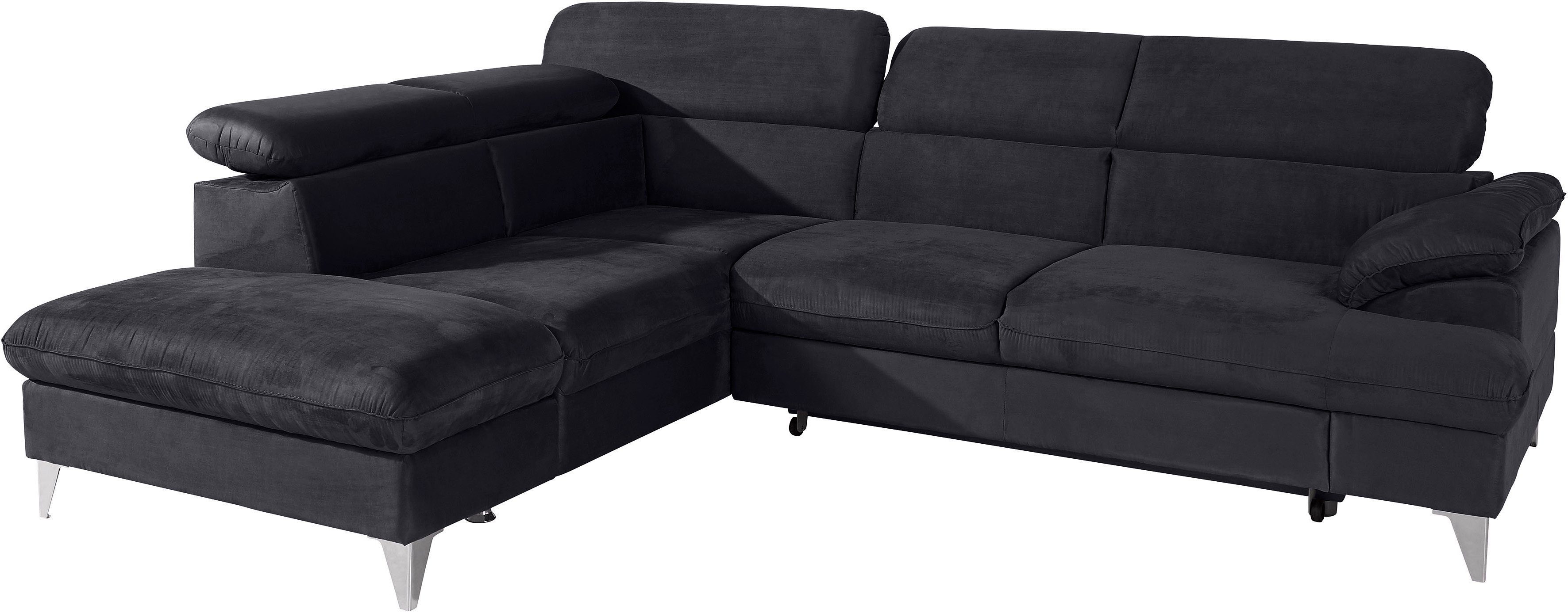 COTTA Ecksofa "Caluso L-Form", mit Kopfteilverstellung, wahlweise mit Bettf günstig online kaufen