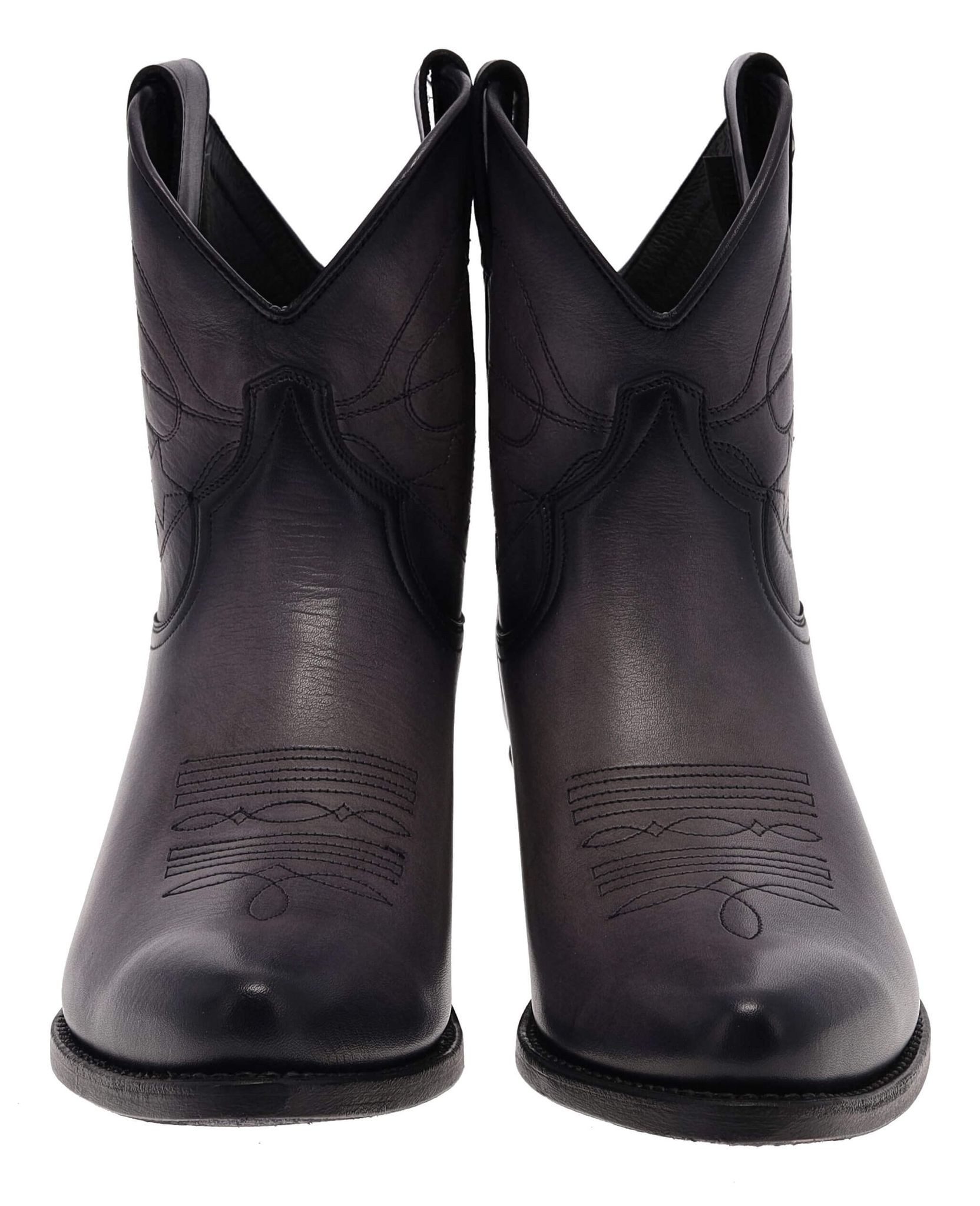 Mayura Boots 2374 Damen Westernstiefelette Grau Cowboystiefel Rahmengenäht
