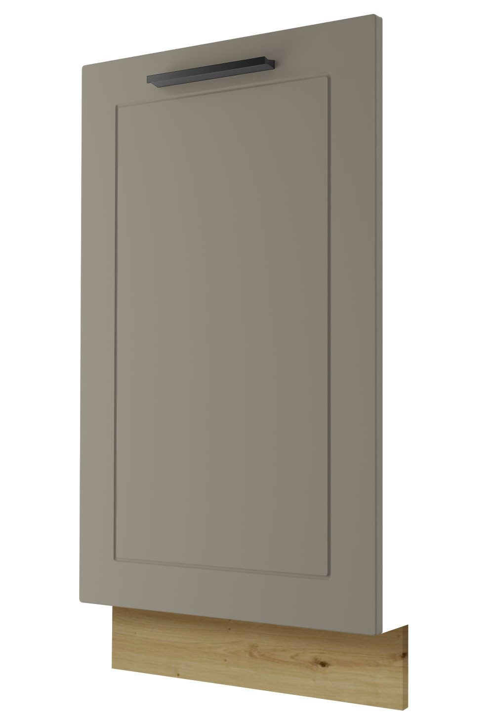 Feldmann-Wohnen Sockelblende Kvantum (inklusive Sockelleiste, 1 St., Fronten mit dekorativen Fräsungen und leicht abgerundeten Ecken), 45x1,8x71,3cm eiche artisan - beige (Q-ZM45)