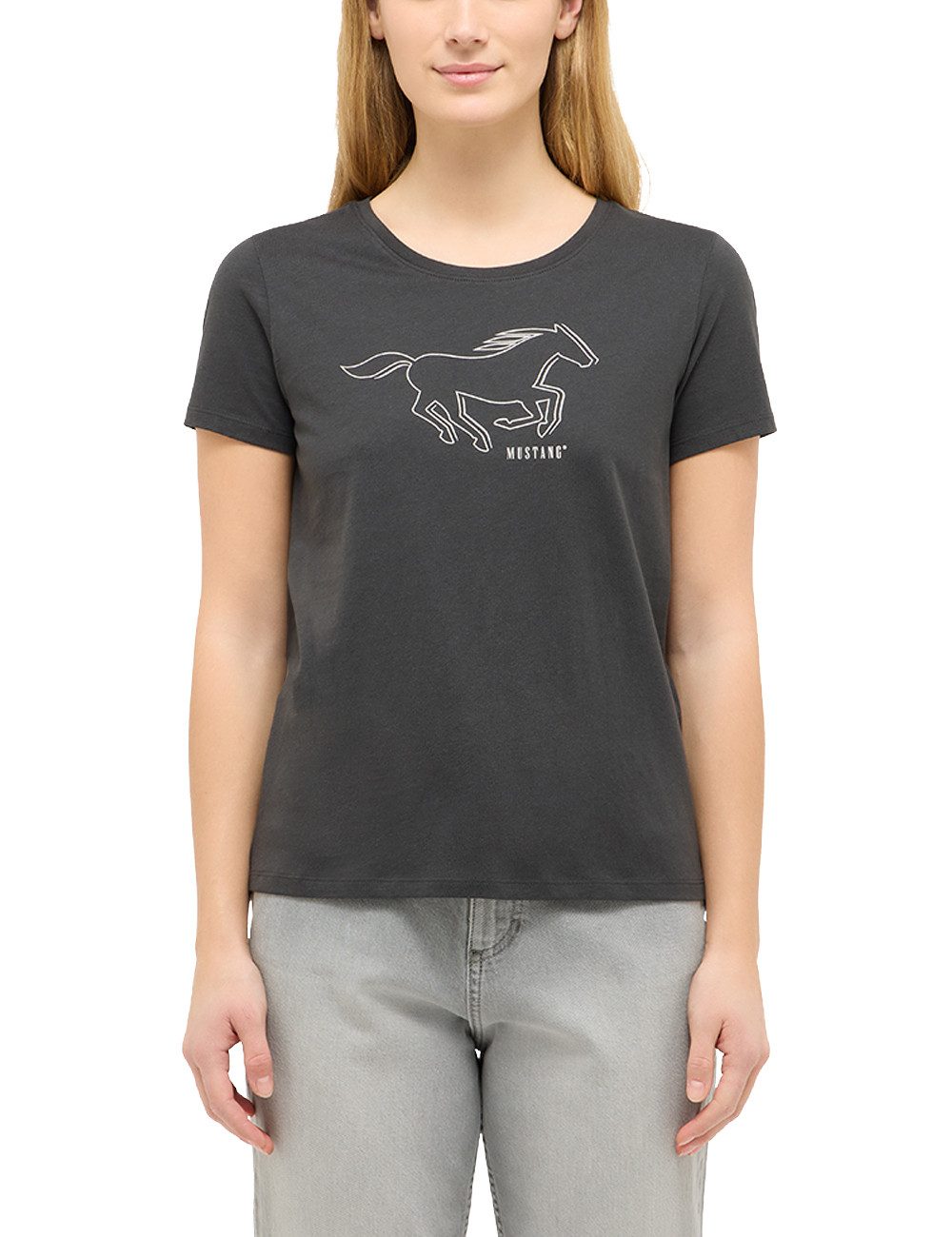 MUSTANG Kurzarmshirt Damen Style Alma