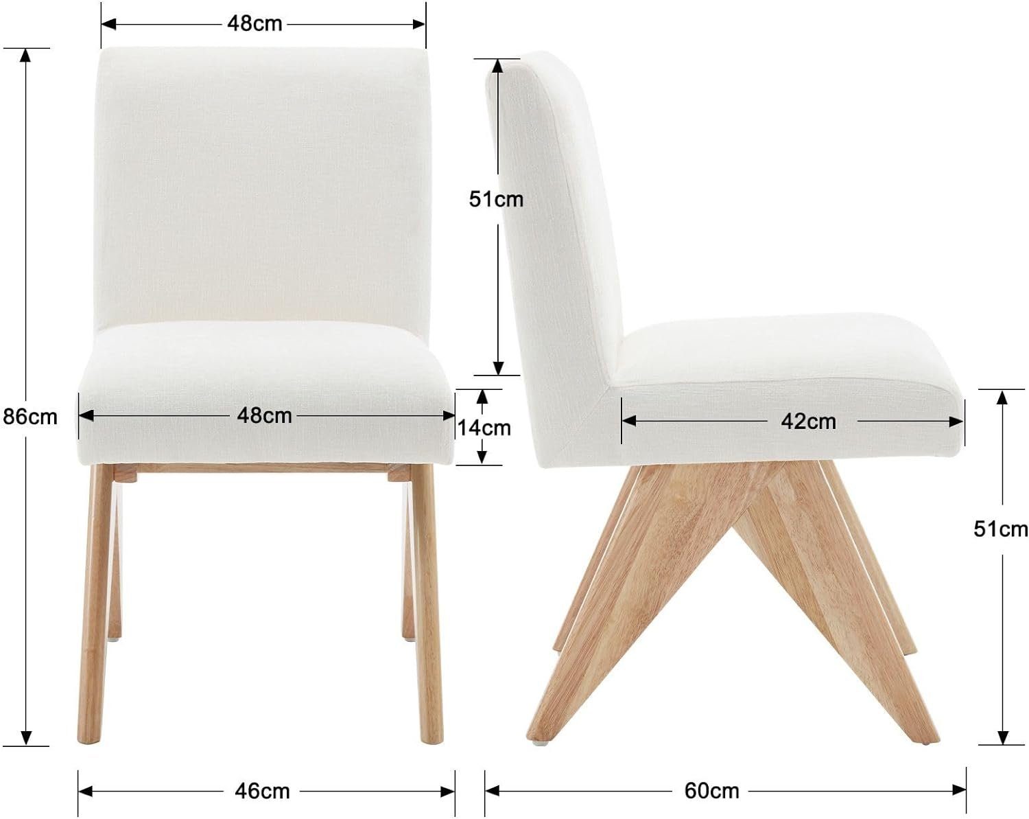 WAHSON OFFICE CHAIRS Esszimmerstuhl 2er Set günstig online kaufen