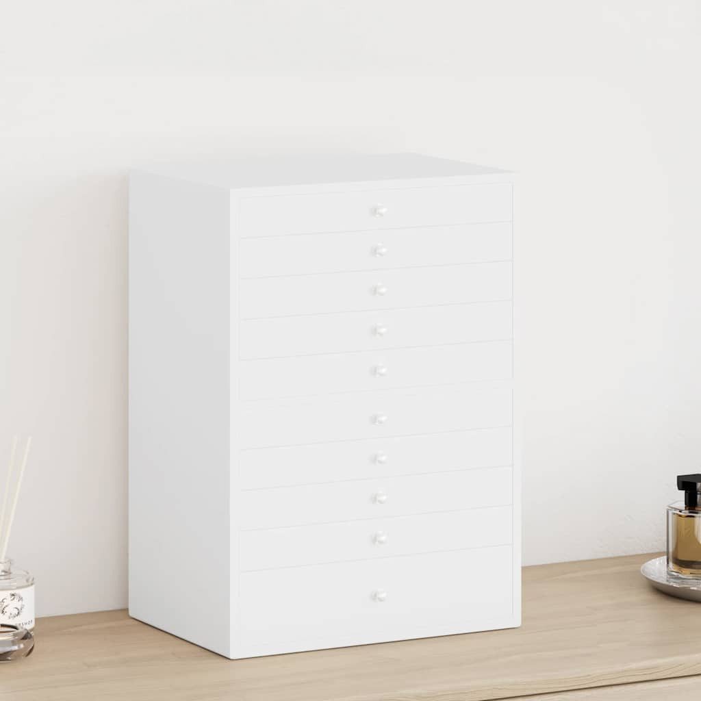 vidaXL Schmuckständer Schmuckkästchen 10-Schichten mit Uhrenhaltern günstig online kaufen