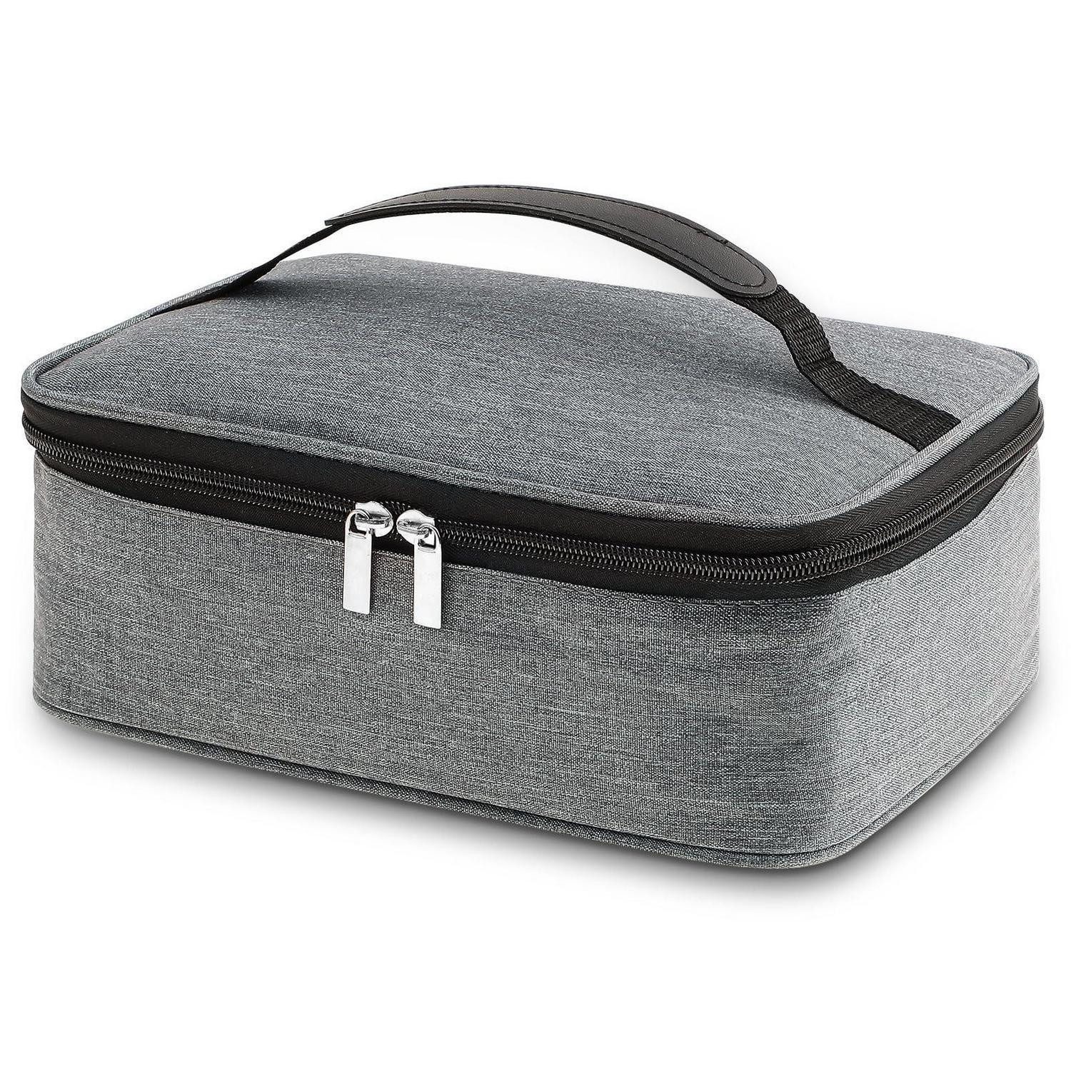 Kühltasche Kühltasche Lunchtasche Lunchbox Schule Büro Picknick Reise Grau 4L