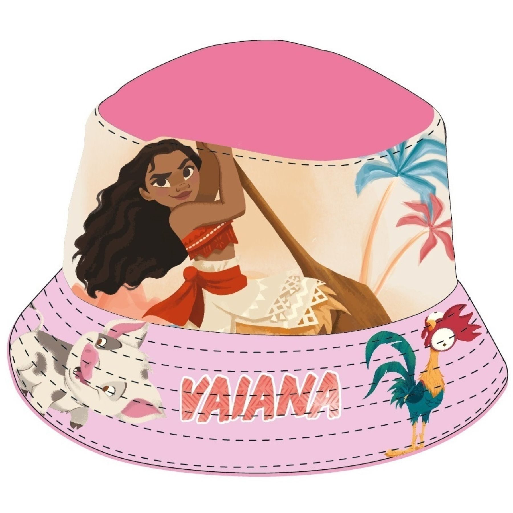 Disney Fischerhut Vaiana Sonnenhut für Kinder UV-Schutz Fischerhut & Strandhut