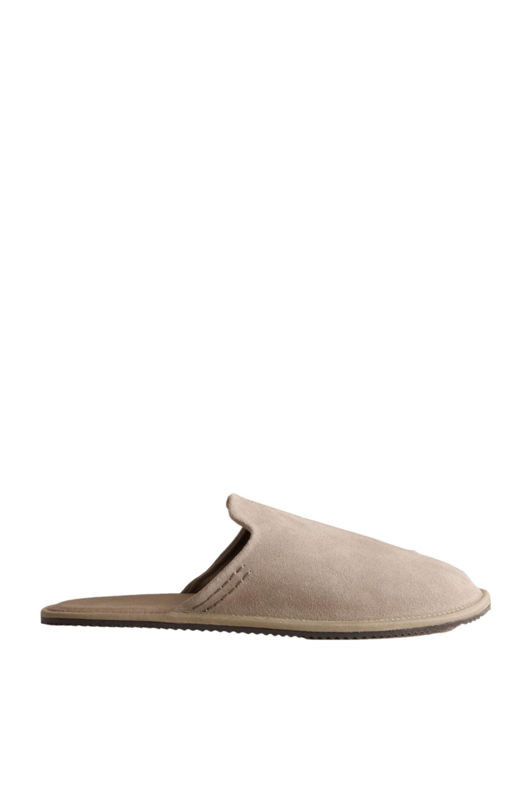 Signature Leder-Pantolette Hausschuh