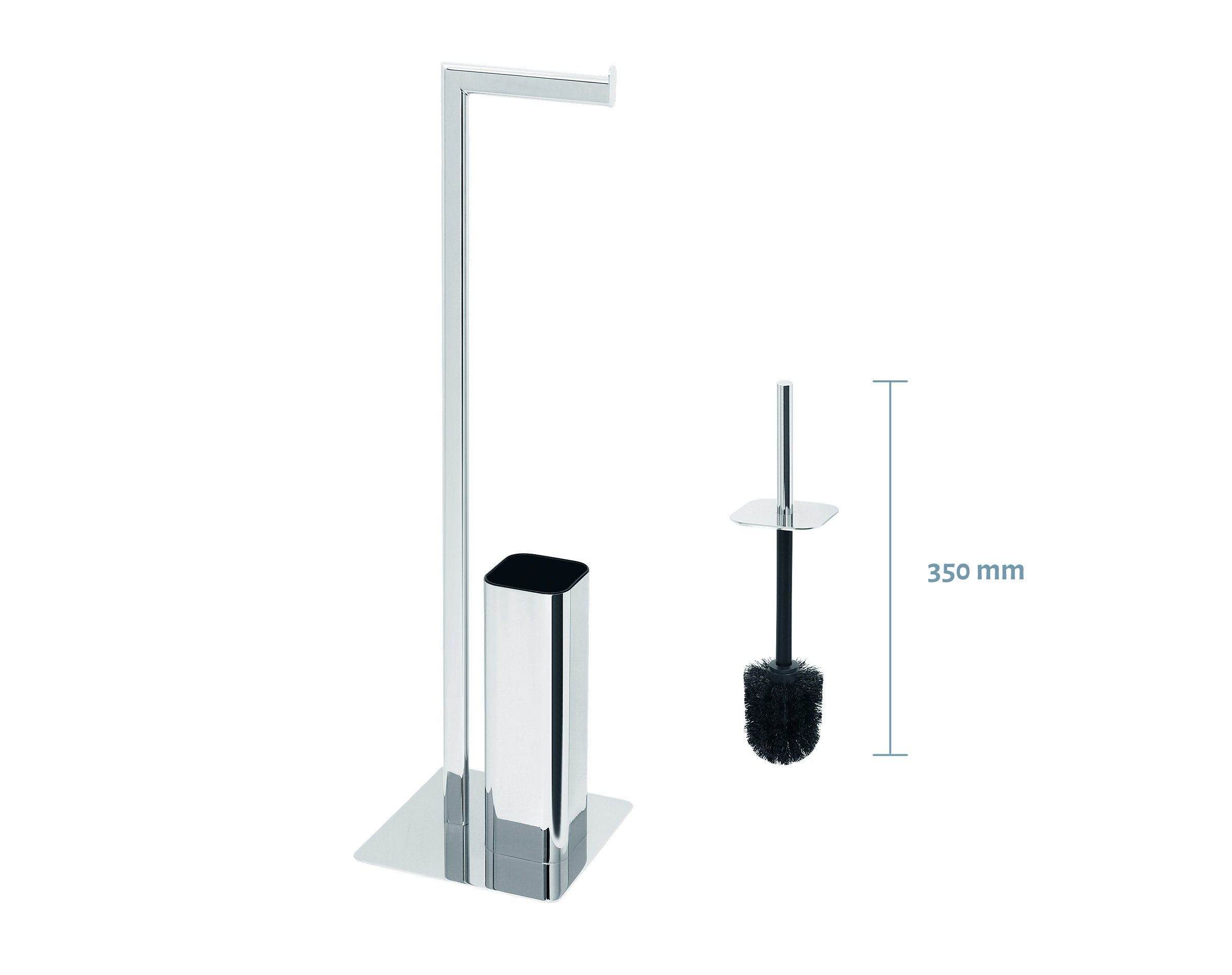 Libaro Toilettenpapierhalter stehend mit Toilettenbürste BOLOGNA WC Bürsten günstig online kaufen