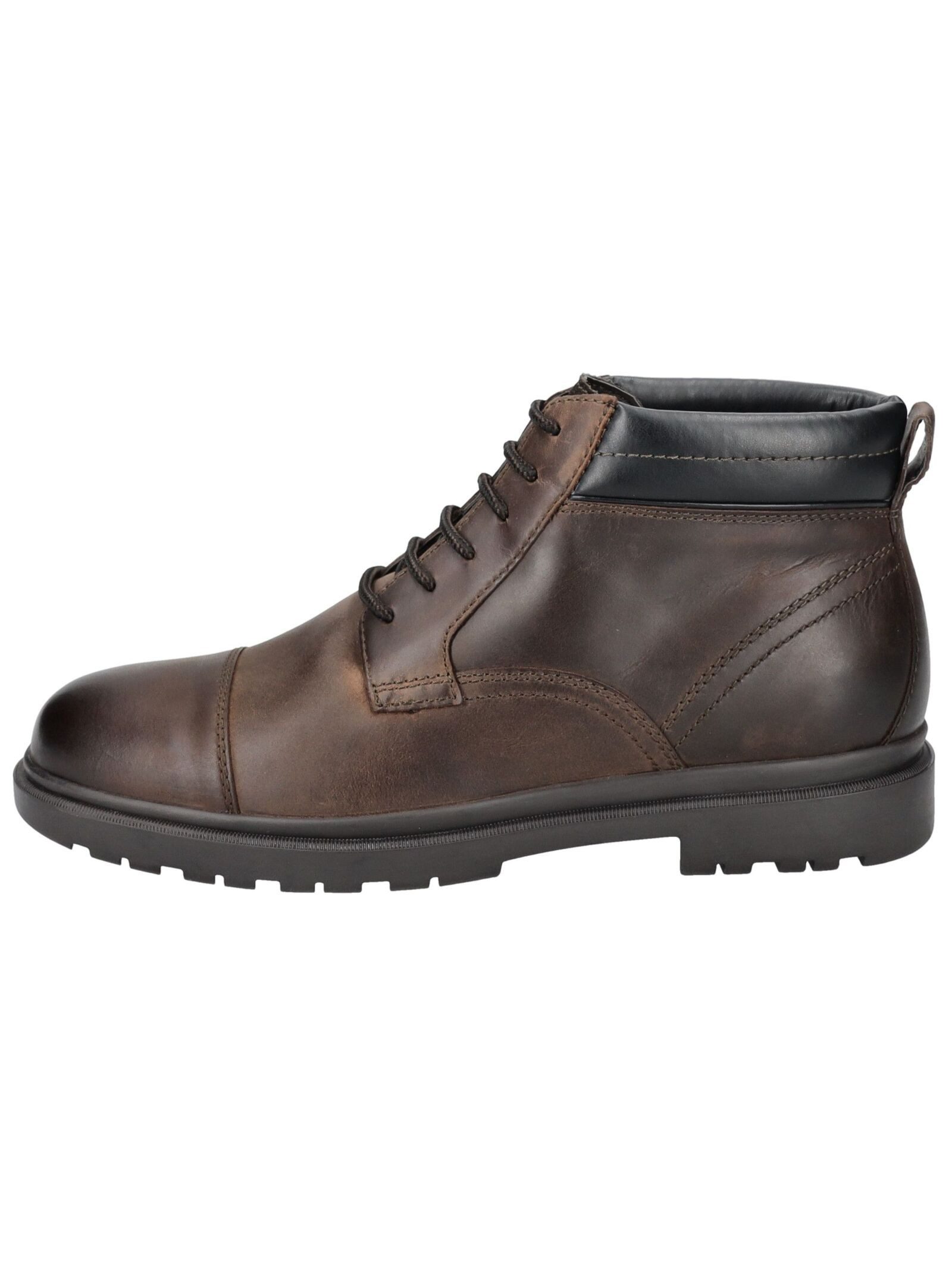 Geox Geox Stiefelette Leder/Synthetik Schnürstiefelette