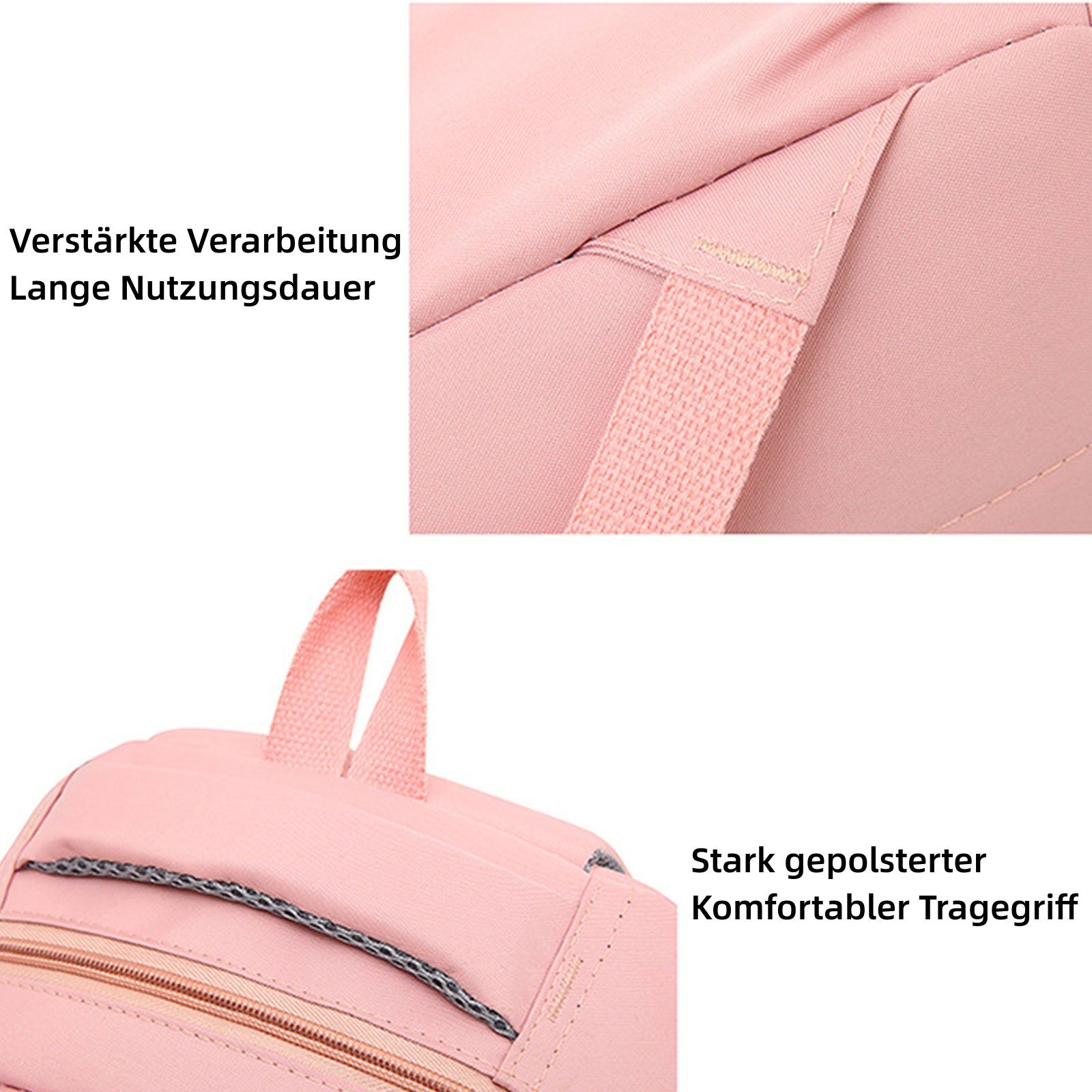 OKWISH Schulrucksack Laptop Rucksack 47 Laptopfach, Rucksäcke Stück Backpack × für 15,6-Zoll bis Laptoptasche Herren Tasche 22 Studenten mit Schüler Teenager (1 cm), Freizeit Notebook Rucksack, für Schule Laptop Wasserbeständig Schwarz Schulranzen Arbeit Jungen × 32 Laptop, Damen Uni