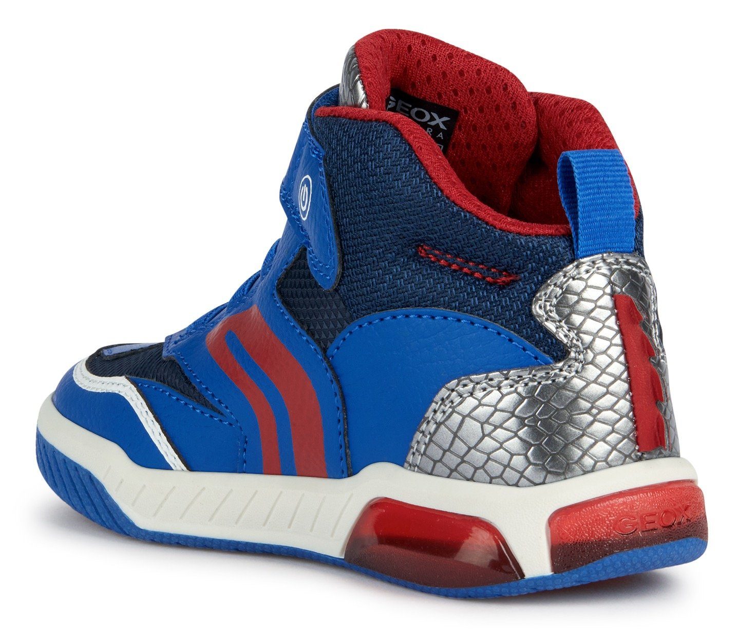 mit INEK Drachenprint Sneaker J Blinkschuh Geox BOY