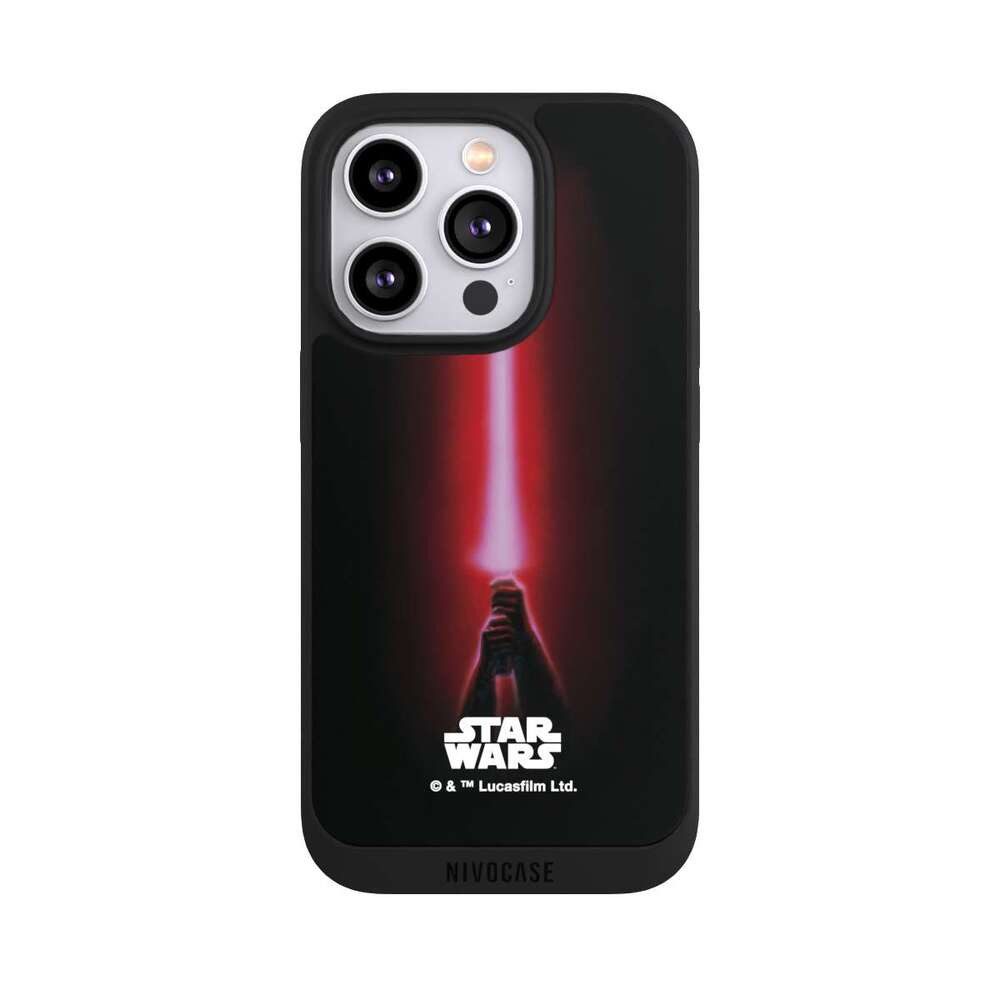 NIVOCASE Handyhülle Fanartikel Laserschwert Star Wars Sith lightsaber - Star Wars, Apple iPhone 14 Pro Handyhülle Hülle NIVOpure Case Schwarz