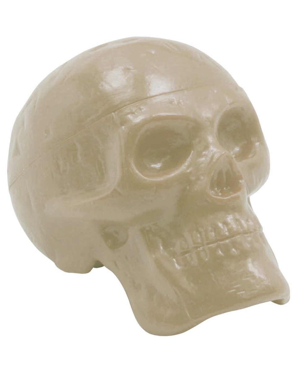Dekoobjekt Beadbrain Percussion Skull Shaker als Totenkopf Mu