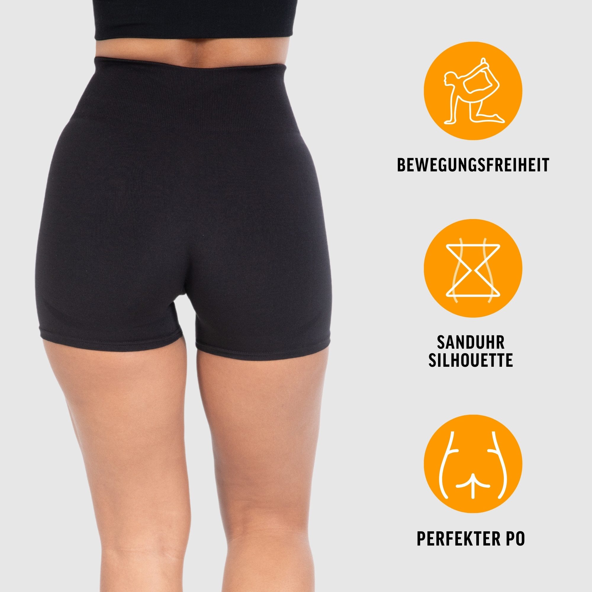 Smilodox Shorts Amaze Ultra, Seamless Blickdichte Radlerhose, Unsichtbarer günstig online kaufen