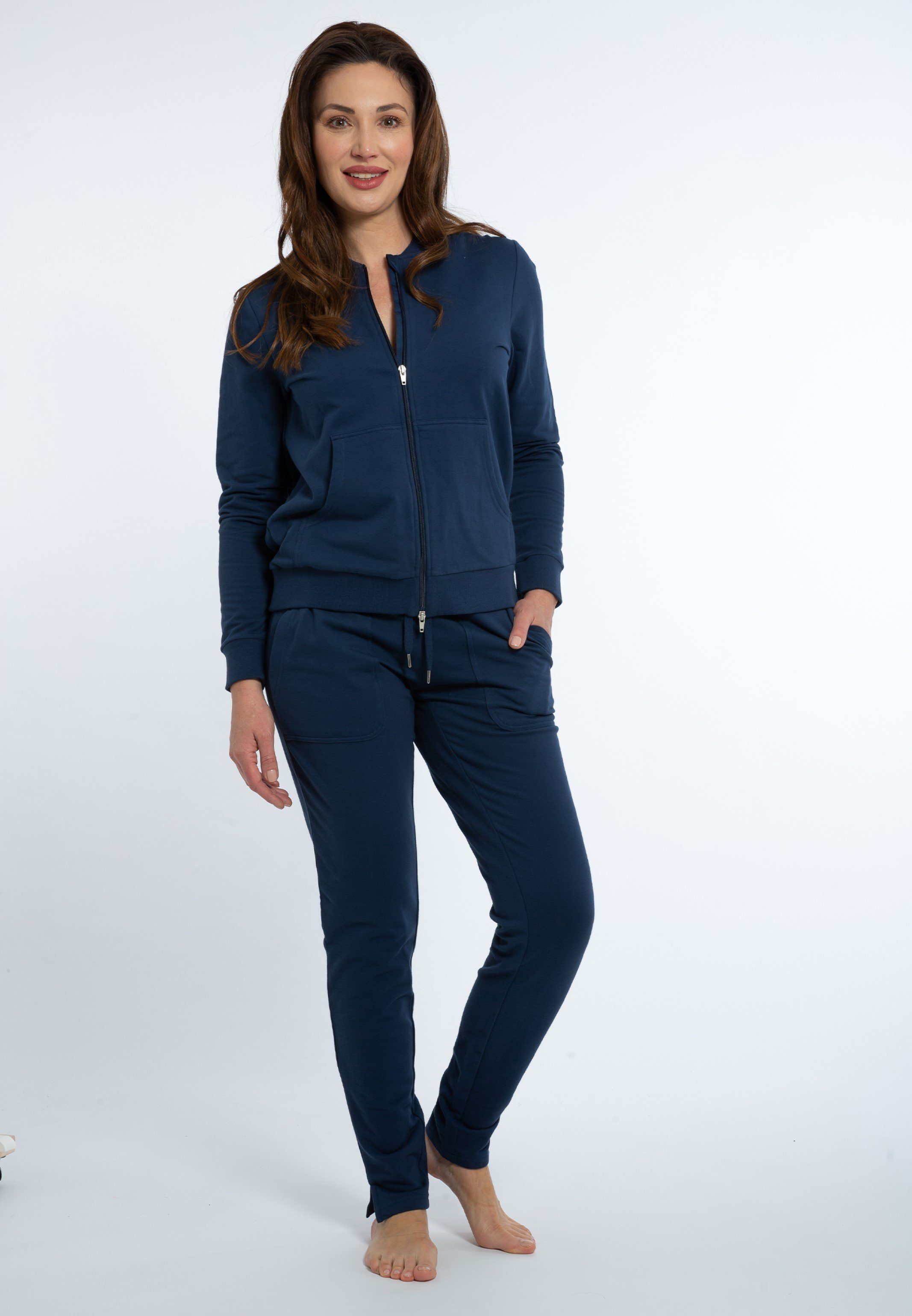 Elastische - Mey Night2Day (1-tlg) Baumwolle Baumwolle Mia - Homewear Jacke Pyjamaoberteil