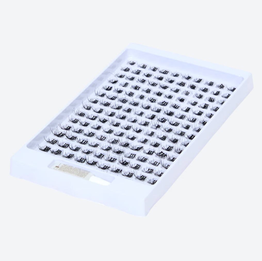 Spectrum Einzelwimpern Einzelne Wimpern 150 Stück inkl. Klebstoff, 151 tlg.