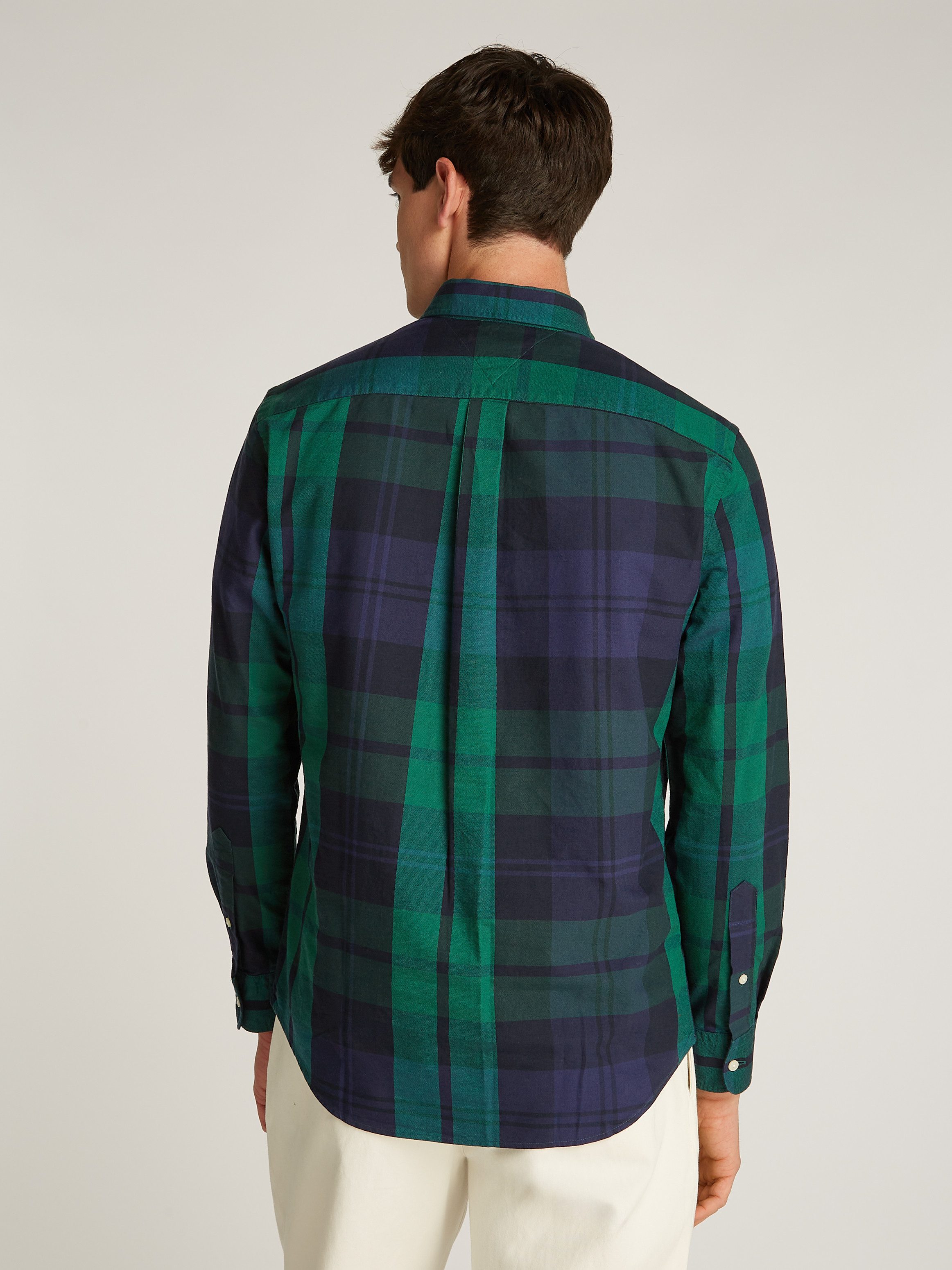 Tommy Hilfiger Langarmhemd OXFORD BLACKWATCH CHK Regular Fit SHIRT günstig online kaufen