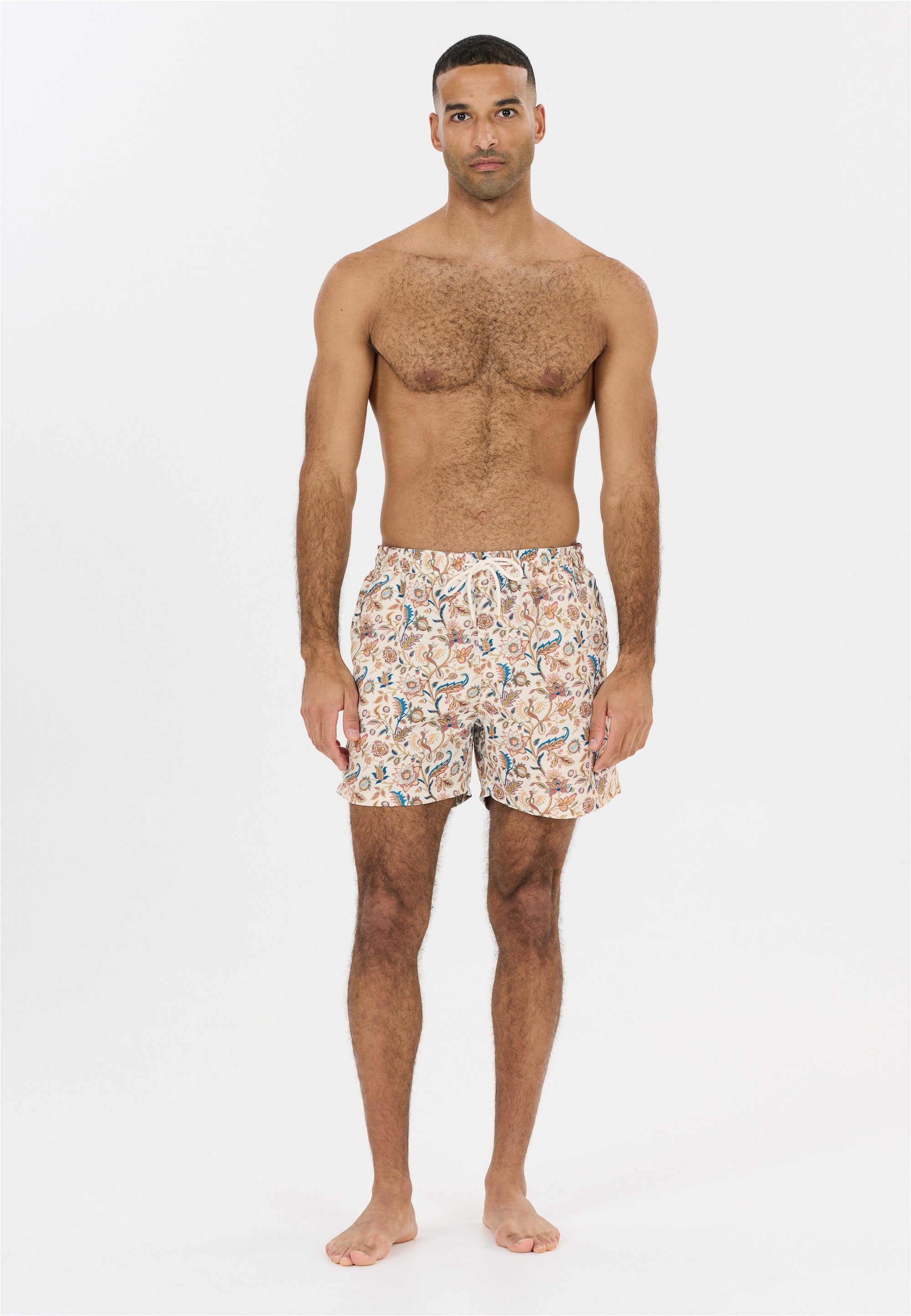 nou Badeshorts Justino (1-St) mit elastischem Bund und Kordelzug