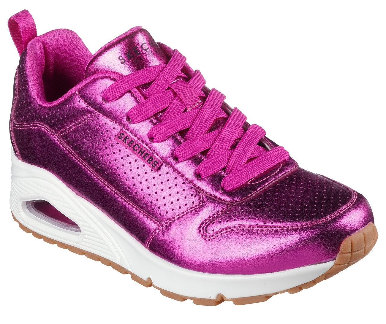 Skechers UNO-METALLIXS Sneaker, Keilsneaker, Plateausneaker, Schnürschuh, günstig online kaufen