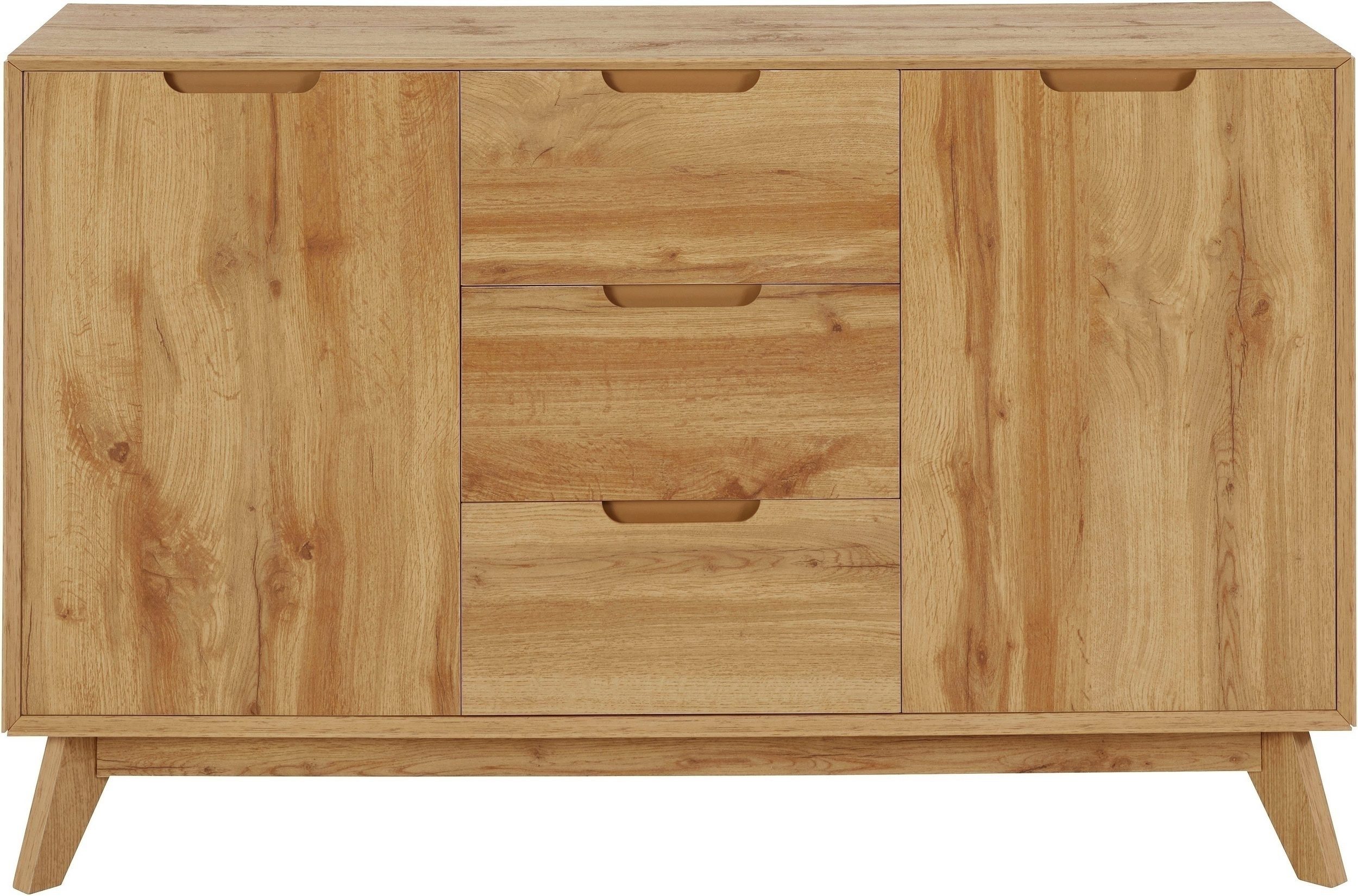 freiraum Sideboard Essen, in Eiche Dekor - 120x75x40cm (BxHxT)