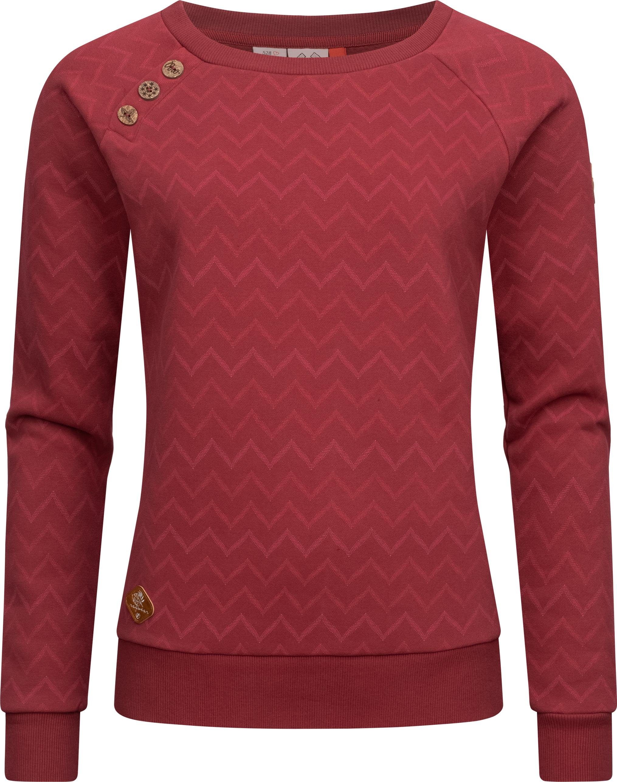 Ragwear Sweater »Daria Zig Zag« stylisches Damen Sweatshirt mit  Zick-Zack-Muster online kaufen | OTTO