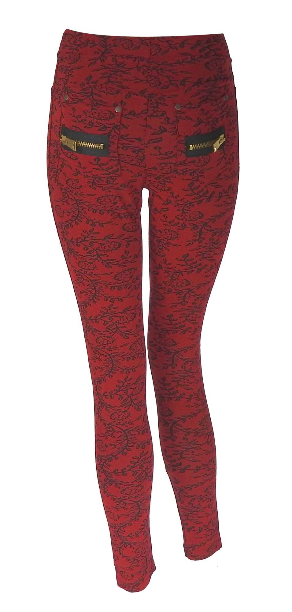 dynamic24 Treggings Damen Stretch Hose Stoffhose günstig online kaufen