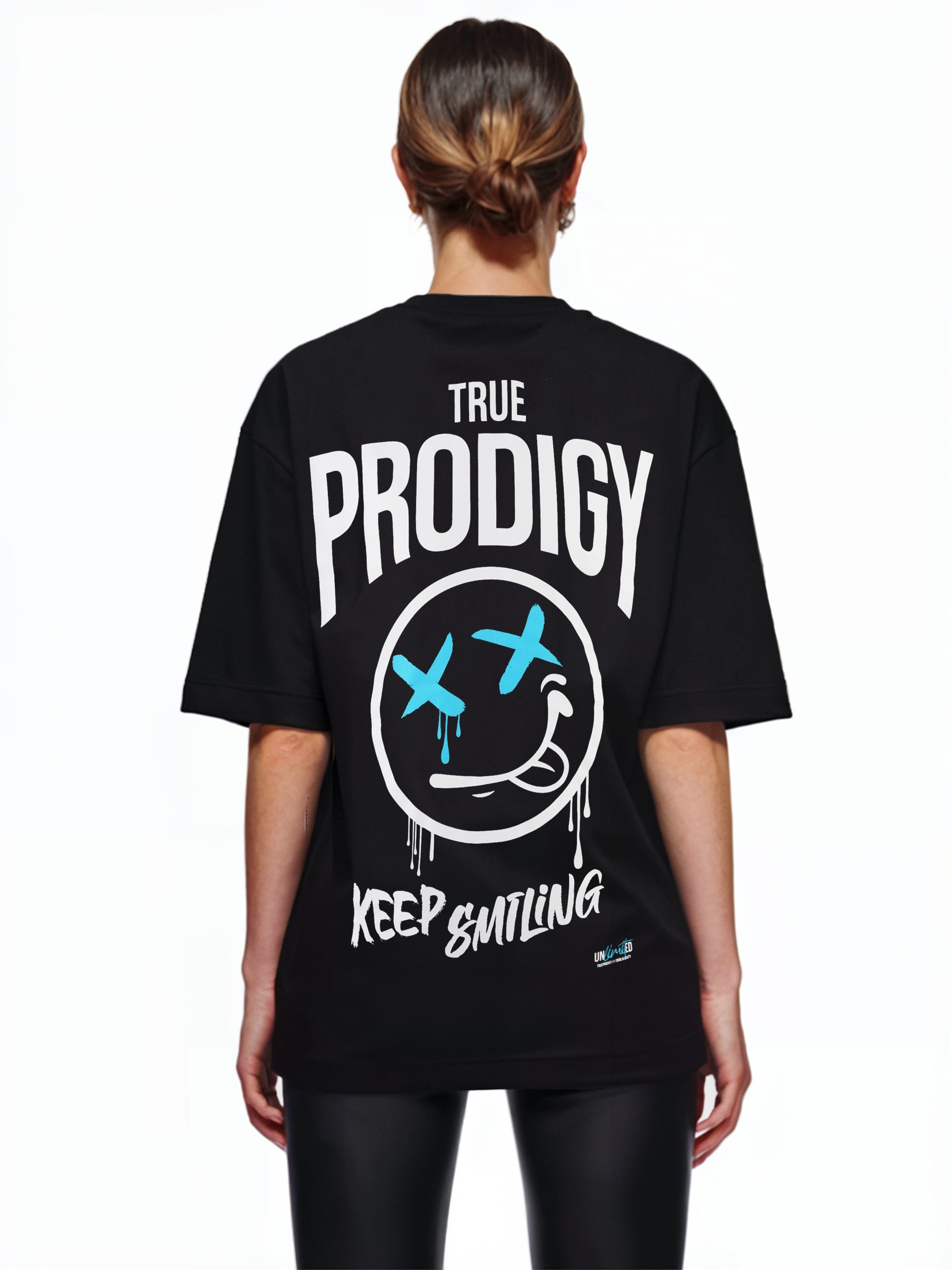 trueprodigy Oversize-Shirt Kenji F Logoprint Rundhals dicker Stoff günstig online kaufen