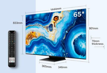 TCL 65C803GX1 QLED Mini LED-Fernseher (164 cm/65 Zoll, 4K Ultra HD, Google TV, Smart-TV)