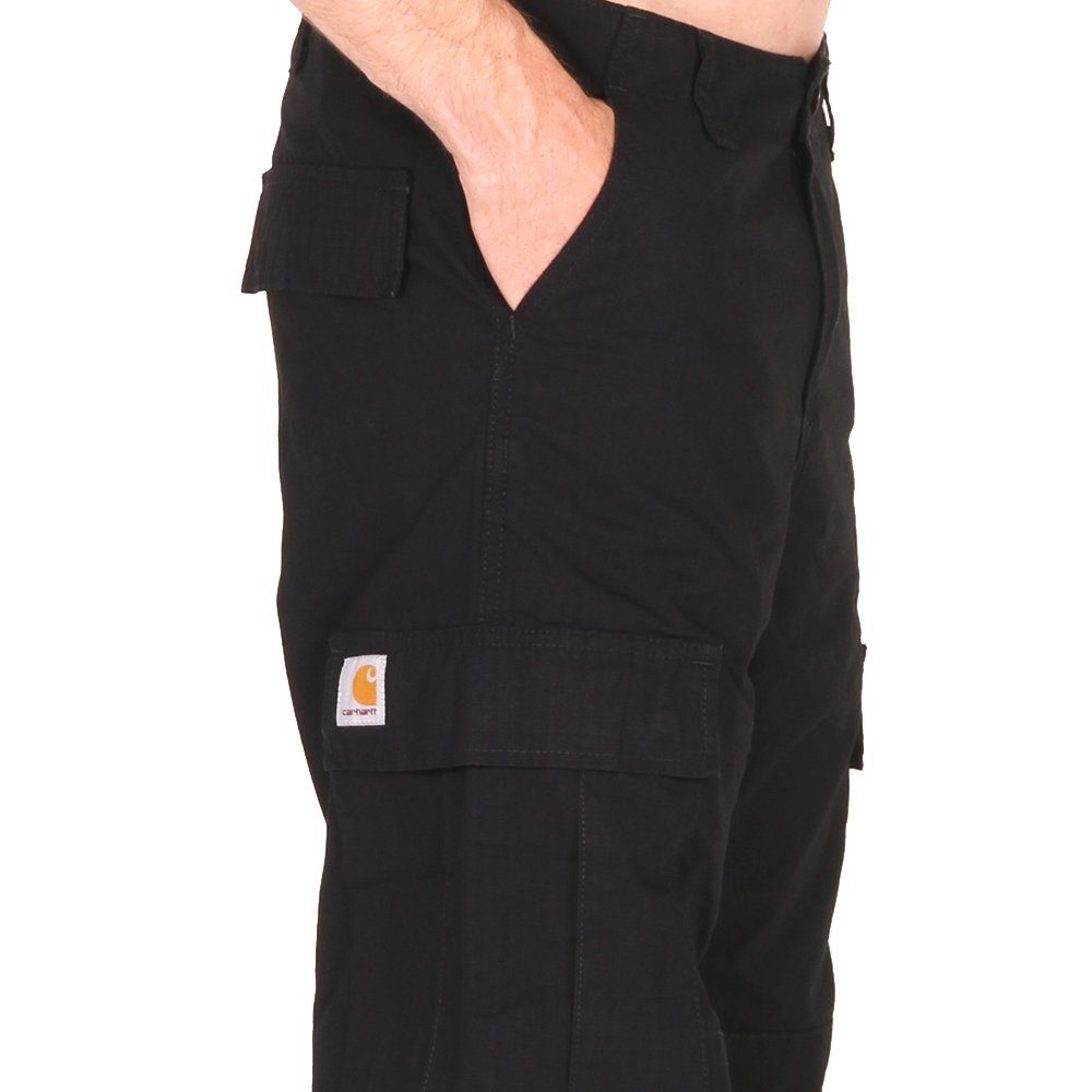 Carhartt WIP Cargohose Carhartt WIP Regular Cargo Pant Herren Ripstop Black