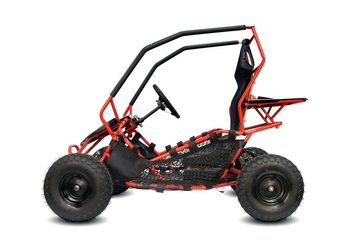Nitro Motors Elektro-Kinderquad Elektro 1000W Eco midi Kinder Buggy 6" Straßenreifen Gokid Quad ATV
