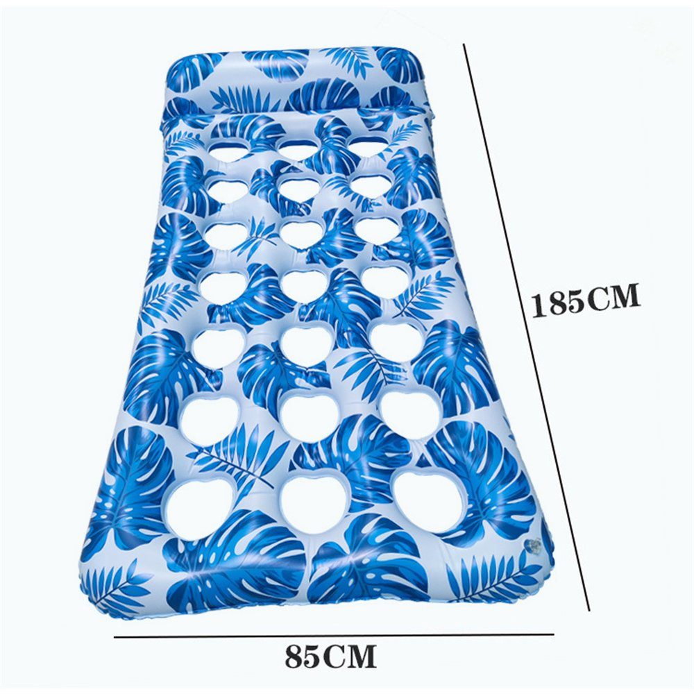 Dekorative Schwimmsitz Pool Löchern mit aufblasbare Hängematte (1-tlg) schwimmendes Bett