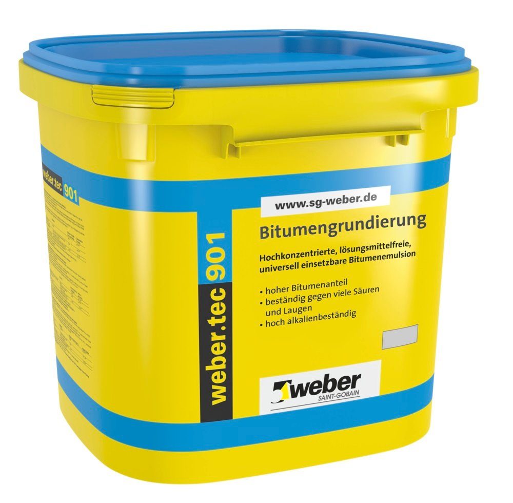 Dichtstoff weber.tec 901 Bitumengrundierung, 10 Ltr.