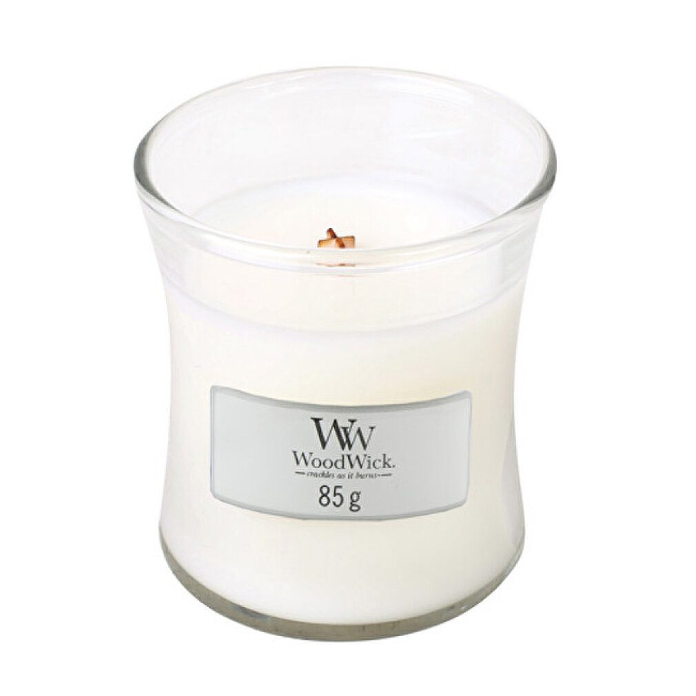 Woodwick Duftkerze White Tea & Jasmine Duftkerze 85 g