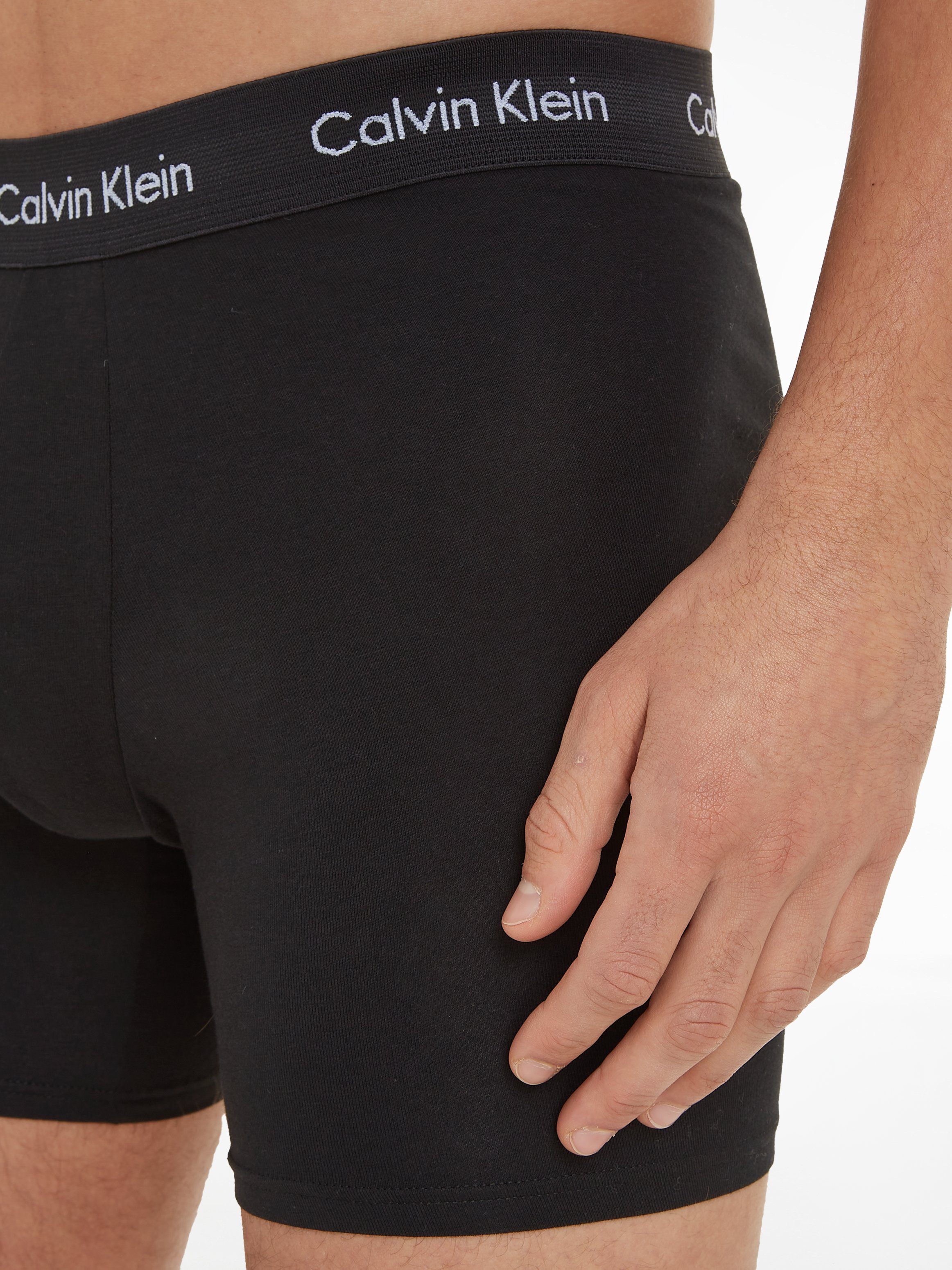 Calvin Klein Underwear Boxer BRIEF 3 PACK (3-St) mit längerem Bein