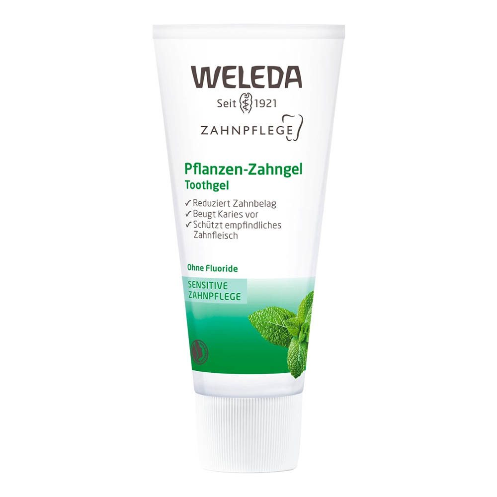WELEDA Zahnpasta Zahnpflege - Pflanzen Zahngel ohne Fluoride 75ml