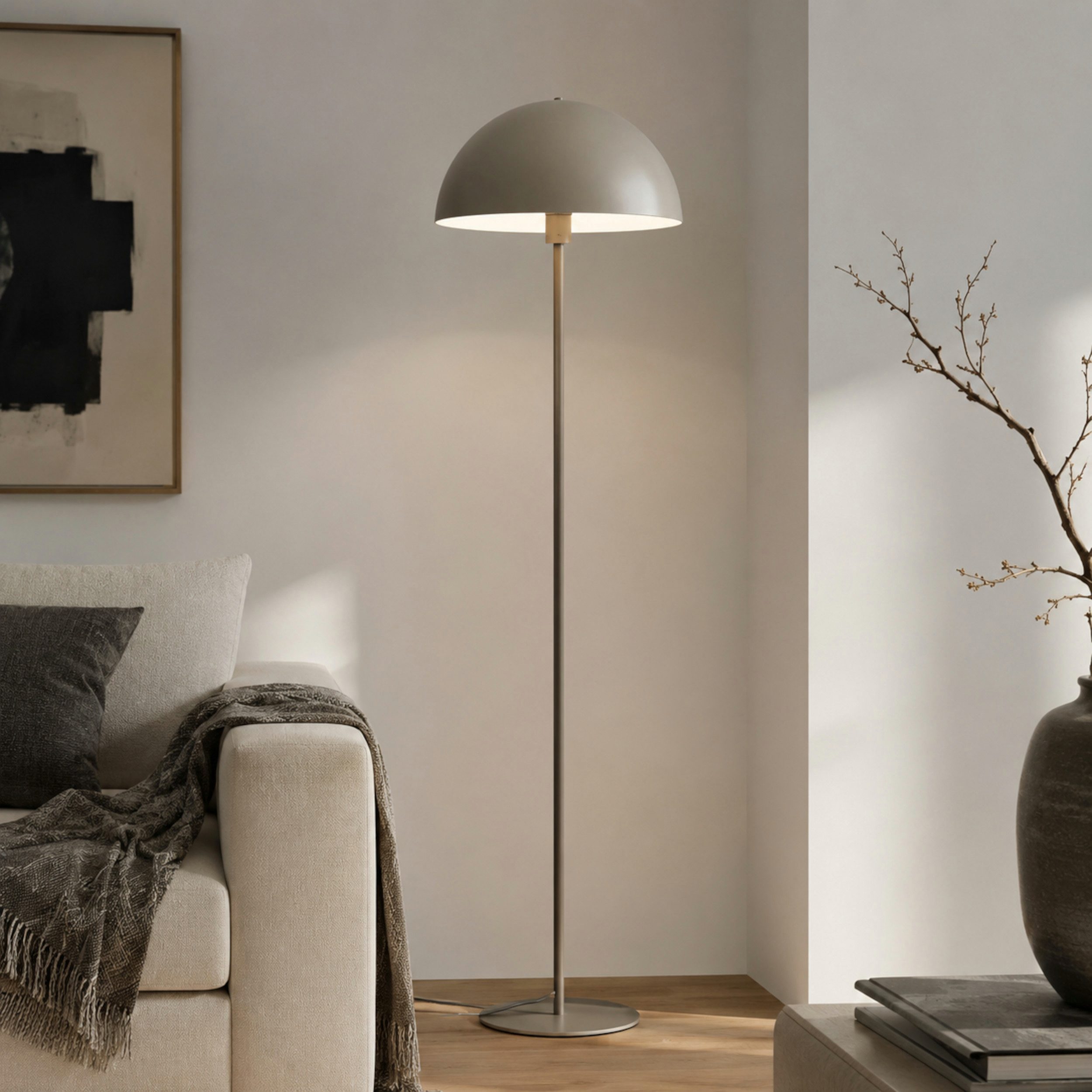 LeGer Home by Lena Gercke Stehlampe Linnea, ohne Leuchtmittel, Pilzleuchte, Höhe 150cm