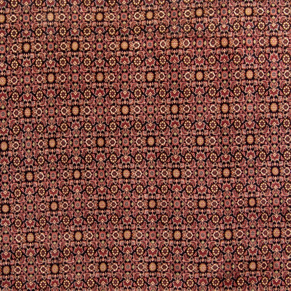 Orientteppich Perser - Bidjar - Höhe: Handgeknüpft, braun, 15 rechteckig, Zertifikat - cm mm, 343 mit Einzelstück morgenland, Wohnzimmer, x 254