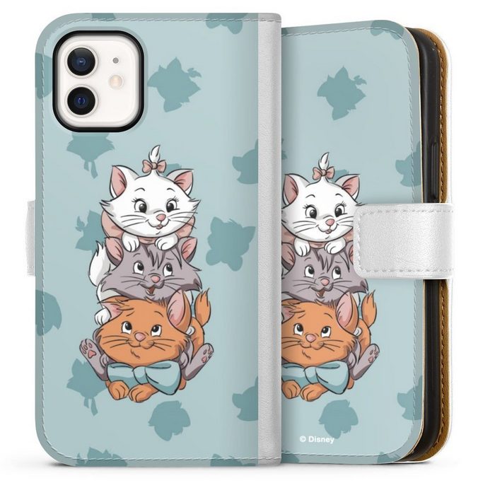 DeinDesign Handyhülle Disney Aristocats Katze Aristocats Triplets Apple iPhone 12 mini Hülle Handy Flip Case Wallet Cover
