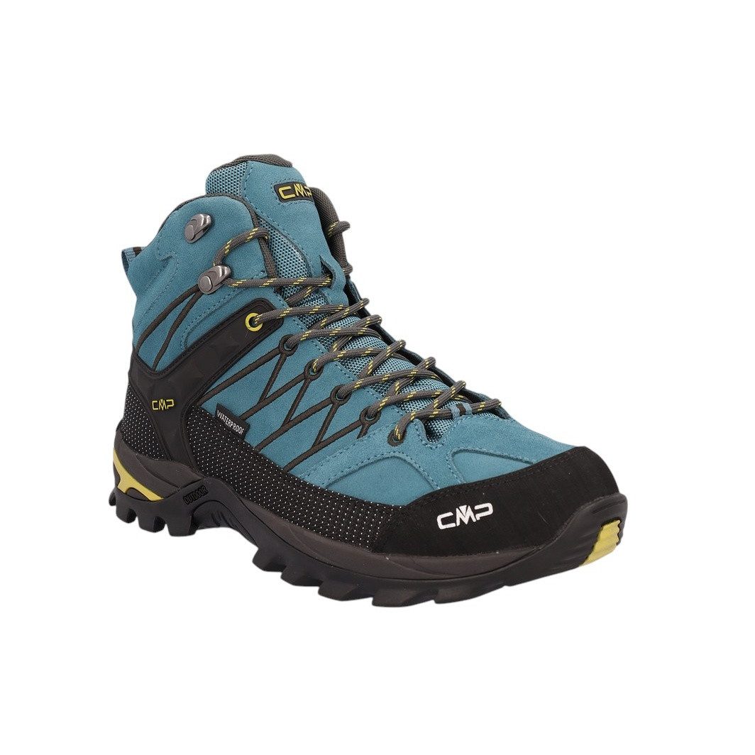 CMP Rigel Mid Trekking WP (wasserdicht) blau/schwarz/gold Herren Wanderschu günstig online kaufen