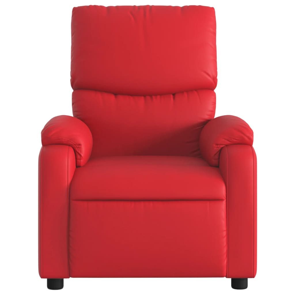 vidaXL Sessel Relaxsessel Rot Kunstleder (1-St) günstig online kaufen