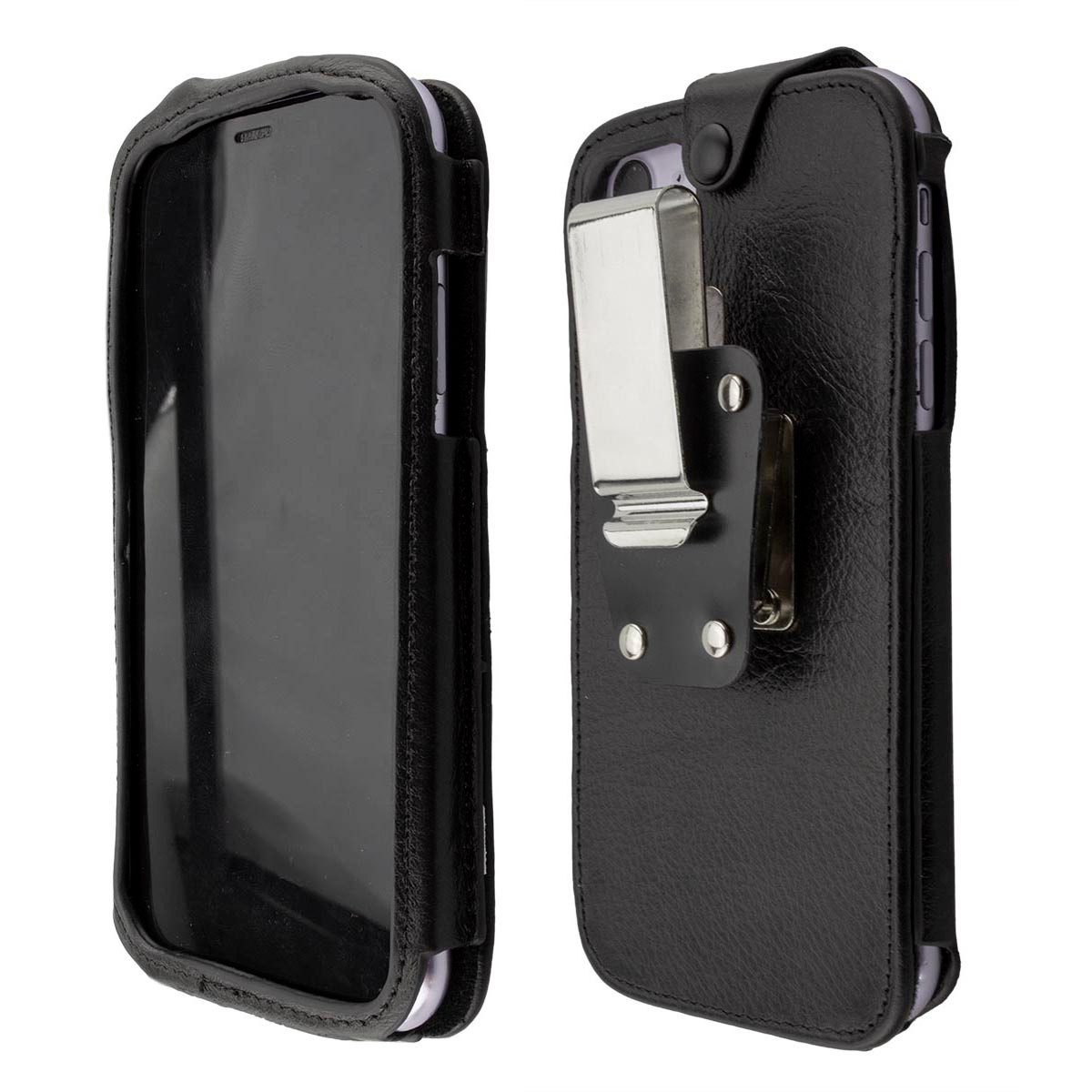caseroxx Handytasche Noble-Line Ledertasche für Apple iPhone 11 (Einzelartikel, 1-tlg., Noble-Line Ledertasche)