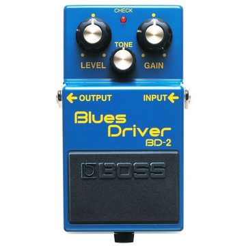 Boss by Roland E-Gitarre BD-2 Blues Driver Effektgerät + Klinkenkabel