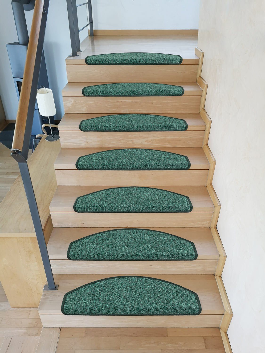 Metzker® Stufenmatte Stufenmatten Rambo New Halbrund SparSet - Grün 15 Stüc günstig online kaufen