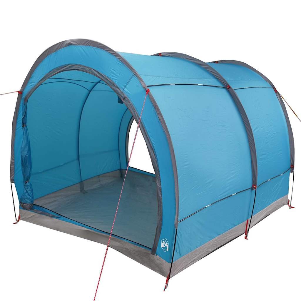 vidaXL Auto-Faltgarage Fahrradgarage mit Dach Blau 256 x 222 x 182 cm Taft, (1 tlg)