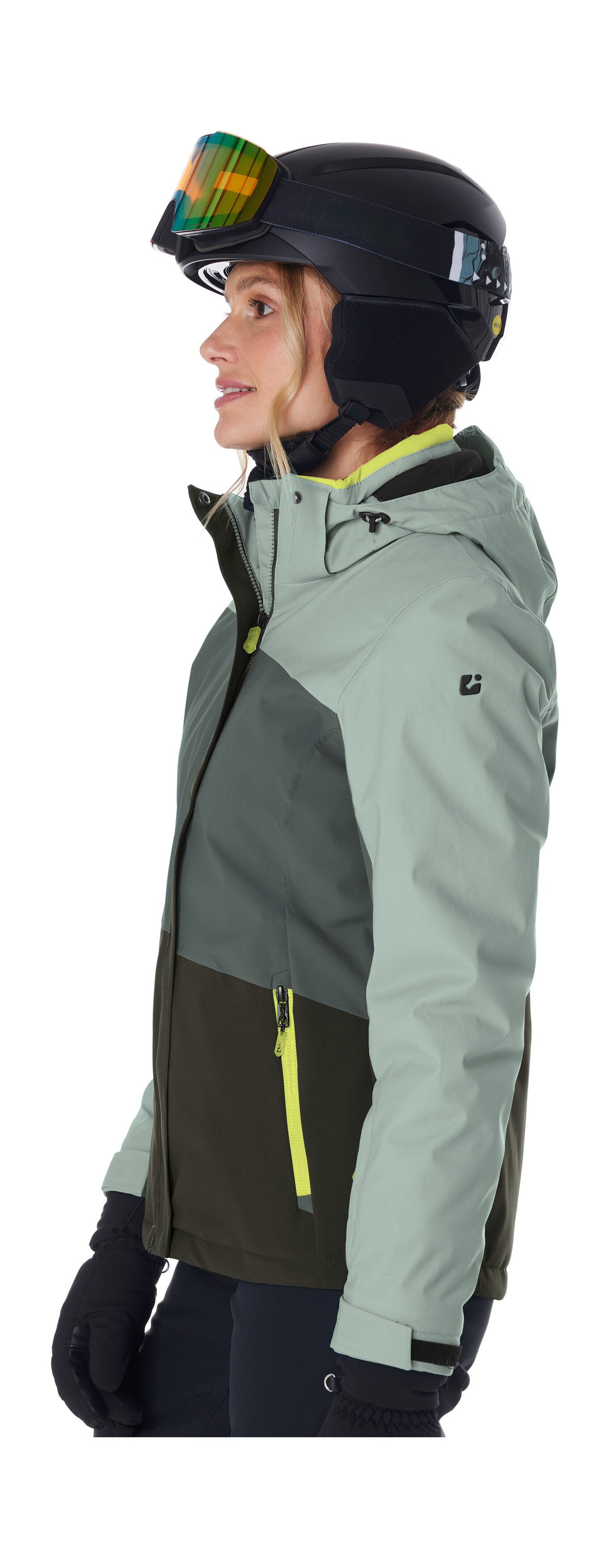 Killtec Skijacke KSW 67 WMN SKI JCKT Damen Skijacke: wasserdicht, atmungsaktiv, abnehmbare Kapuze